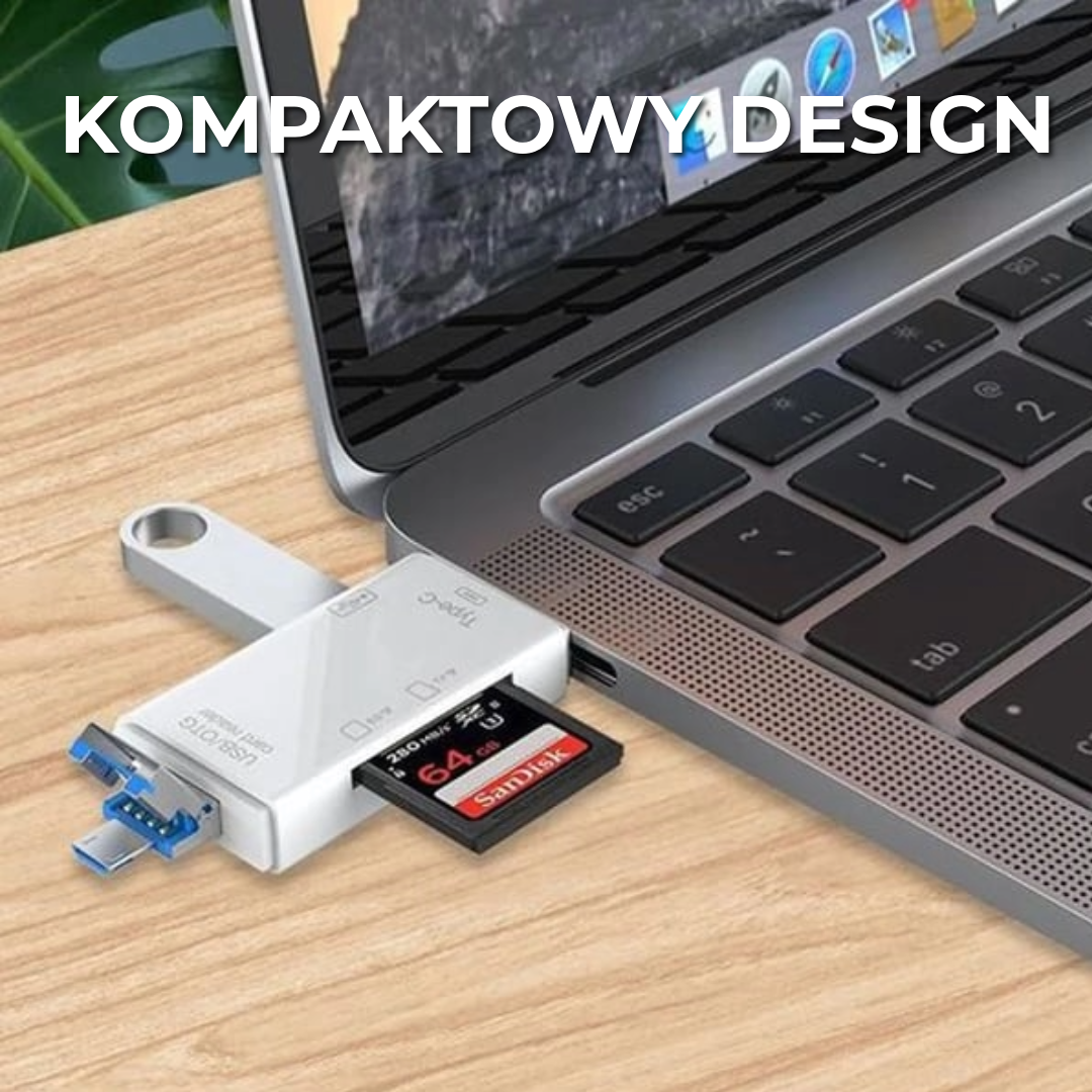 6-w-1 Wielofunkcyjny Czytnik Kart