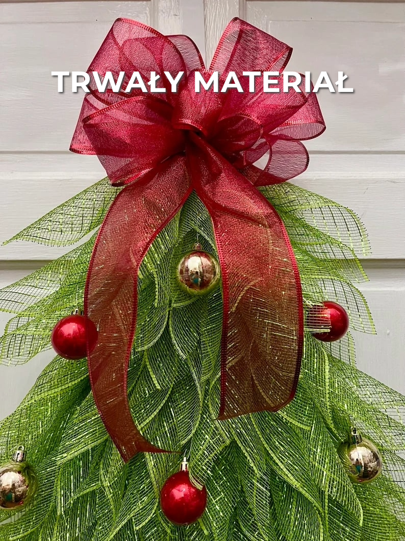 Ręcznie robiona wiązanka choinkowa