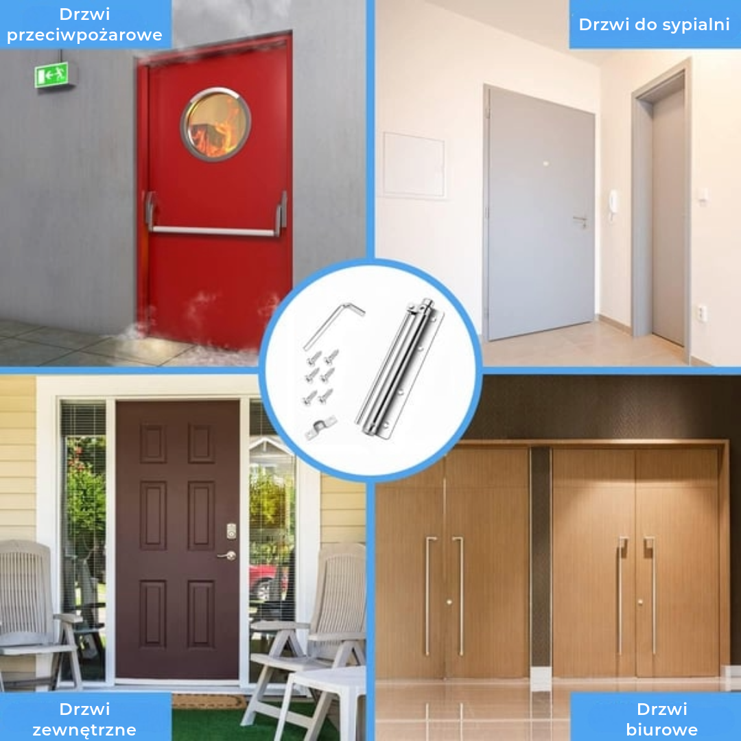 Automatyczny samozamykacz do drzwi