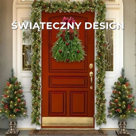 Ręcznie robiona wiązanka choinkowa