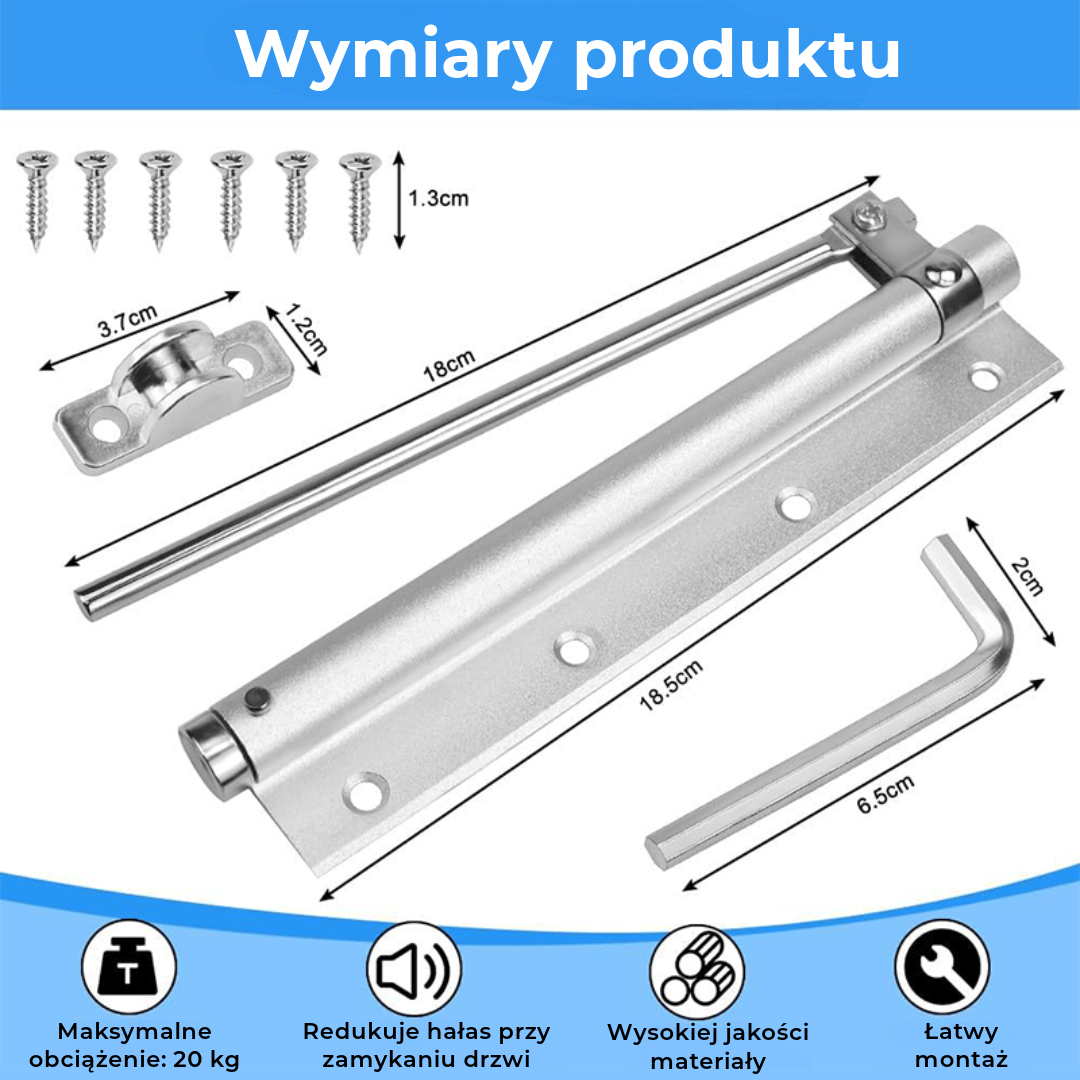 Automatyczny samozamykacz do drzwi