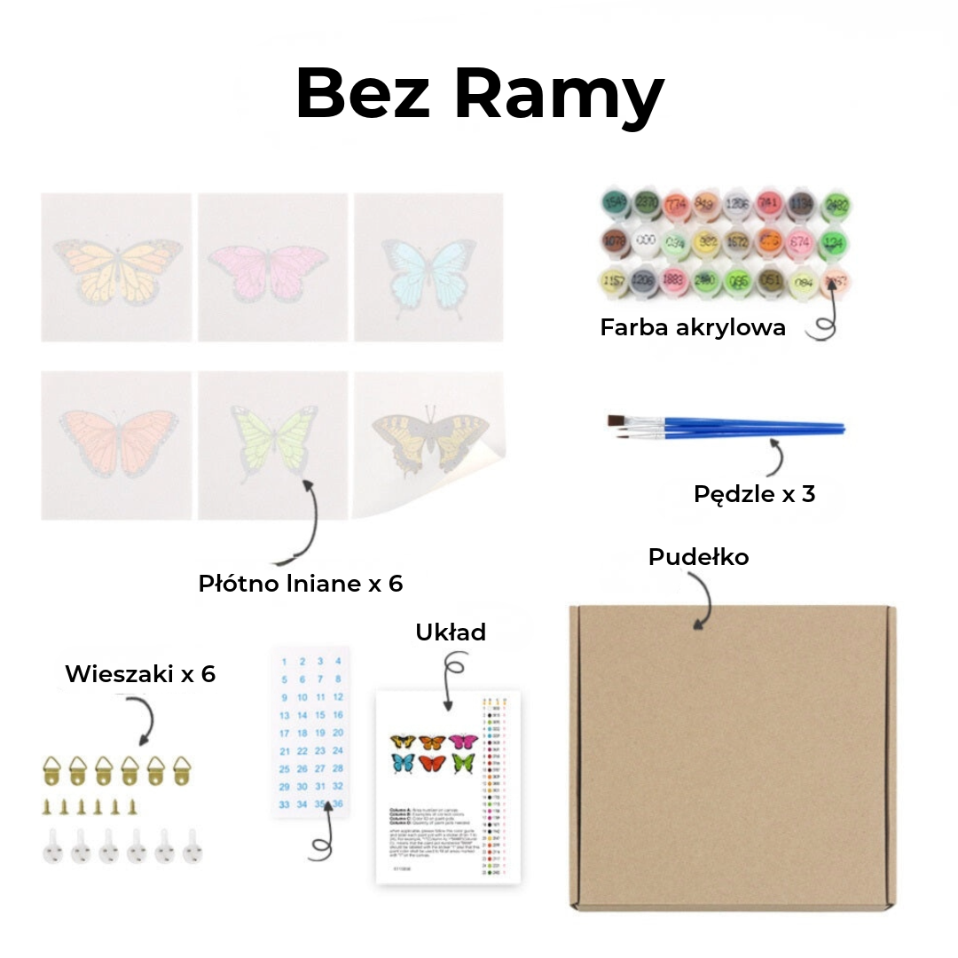 6 Mini Obrazów Koktajlowych