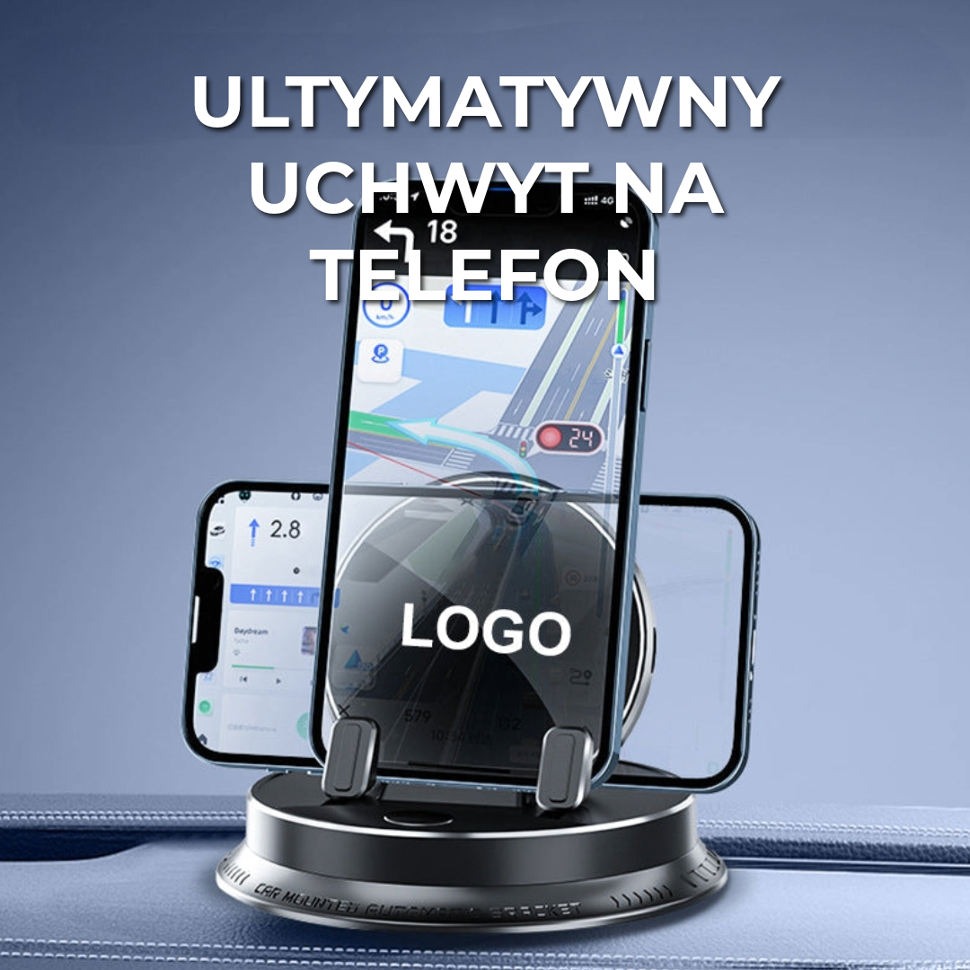Luksusowy uchwyt na telefon z logo samochodu