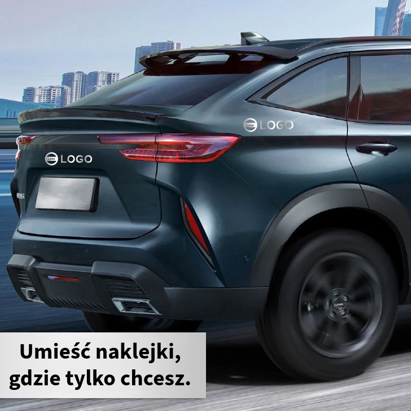 Luksusowe Metalowe Naklejki Samochodowe