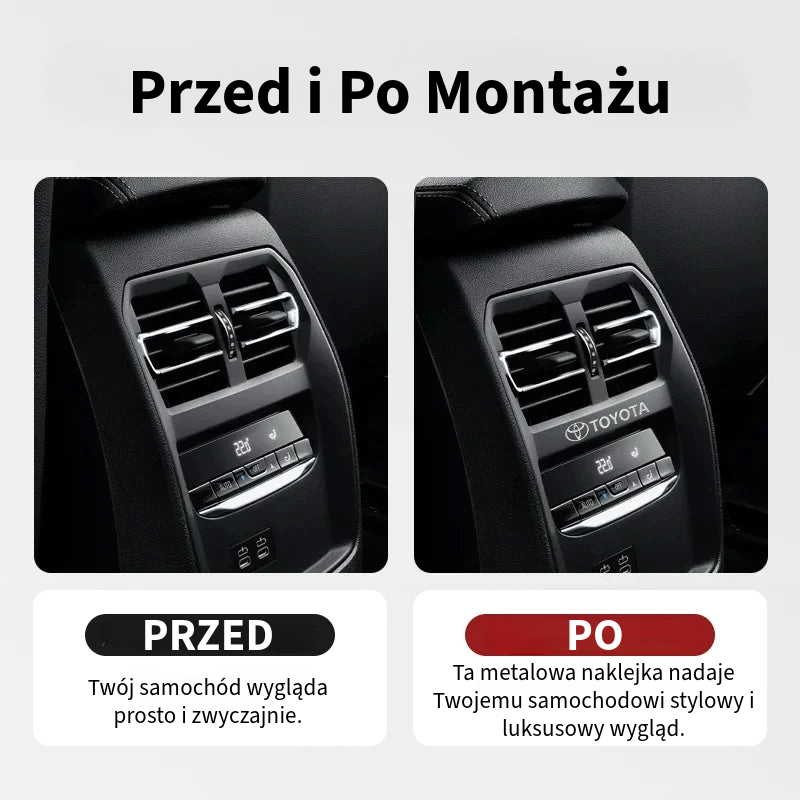 Luksusowe Metalowe Naklejki Samochodowe