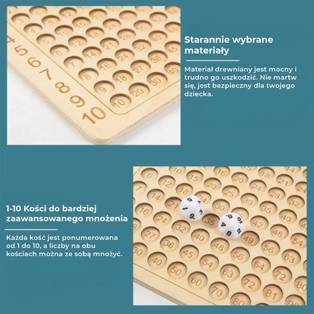 Gra planszowa mnożenia