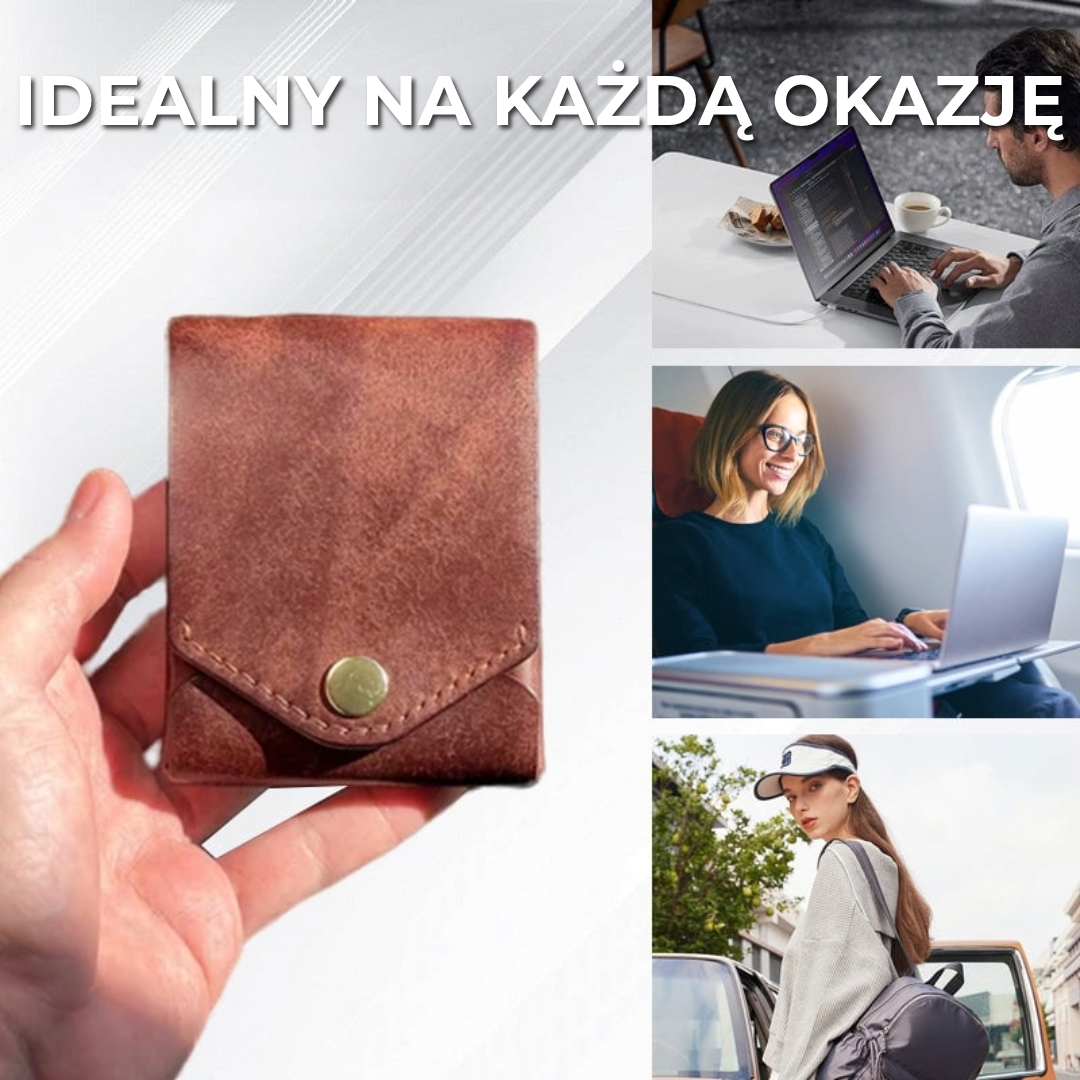 Luksusowy kompaktowy portfel