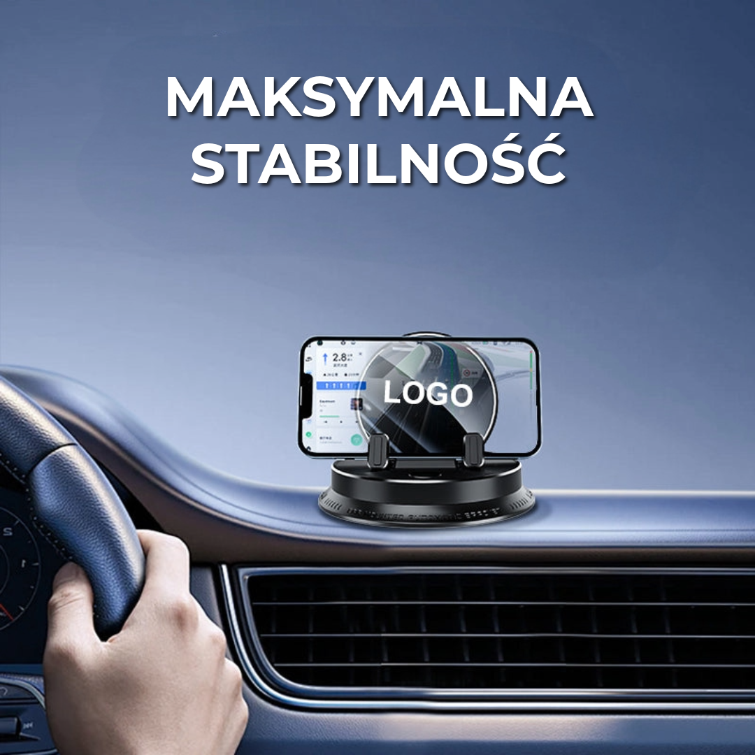 Luksusowy uchwyt na telefon z logo samochodu