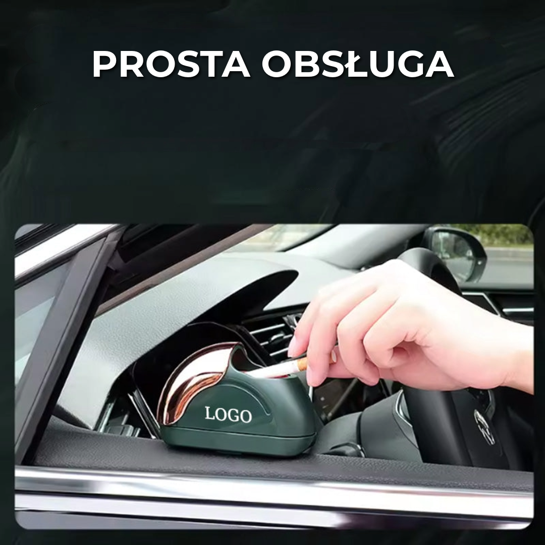 Luksusowa Popielniczka Samochodowa.