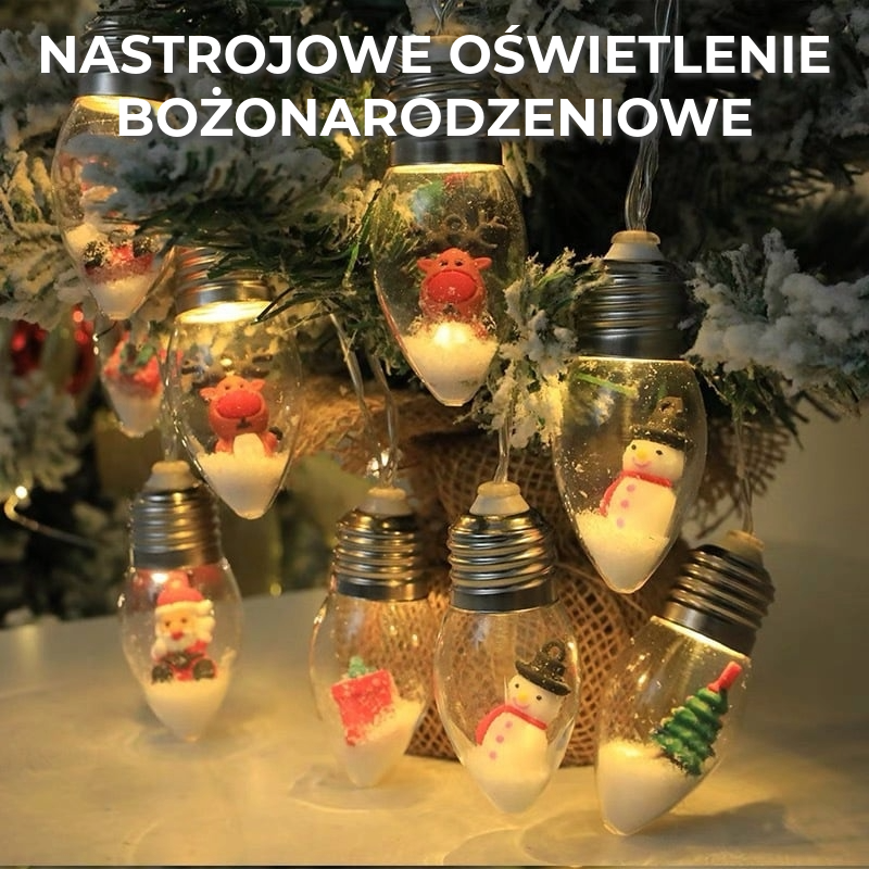 Nastrojowe oświetlenie świąteczne