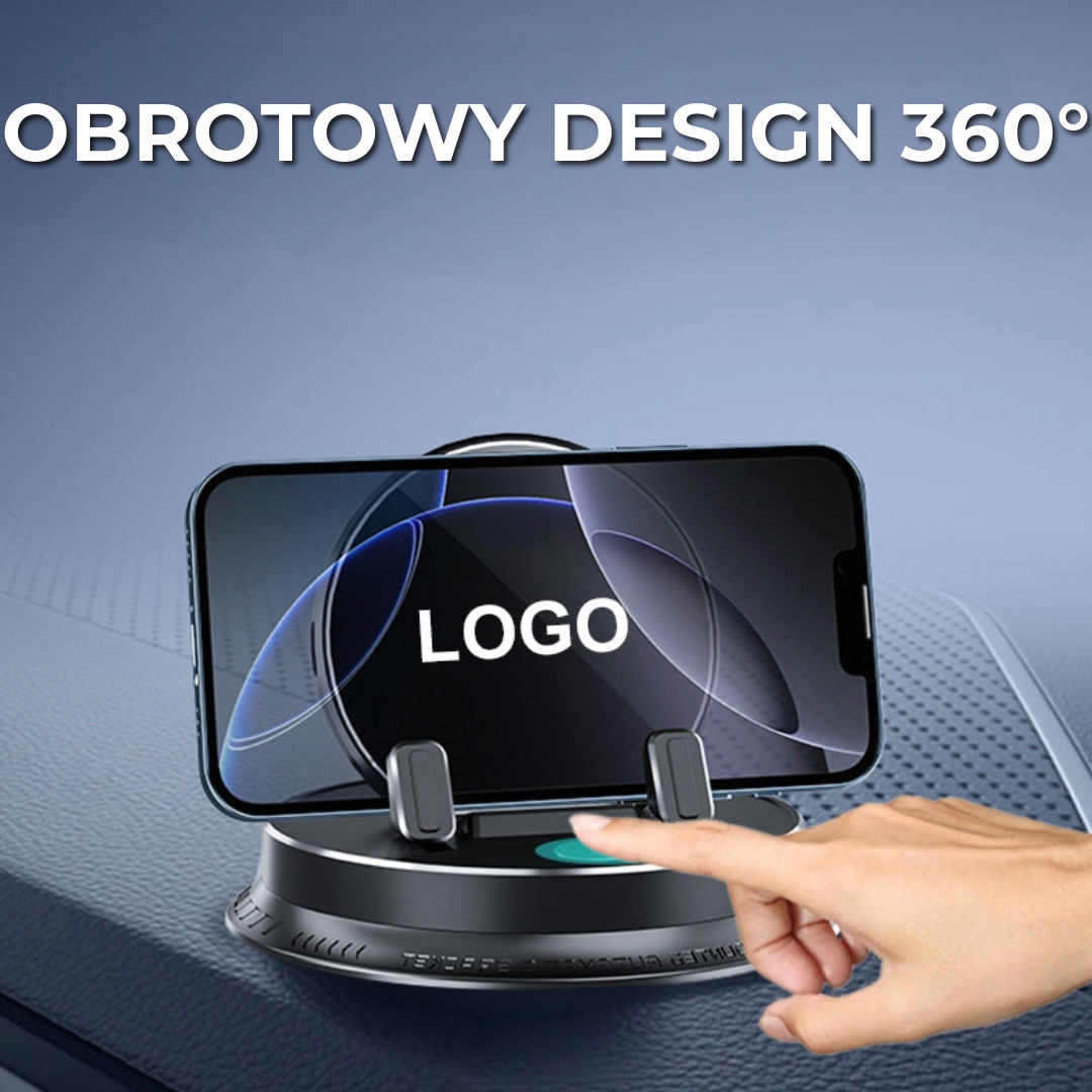 Luksusowy uchwyt na telefon z logo samochodu