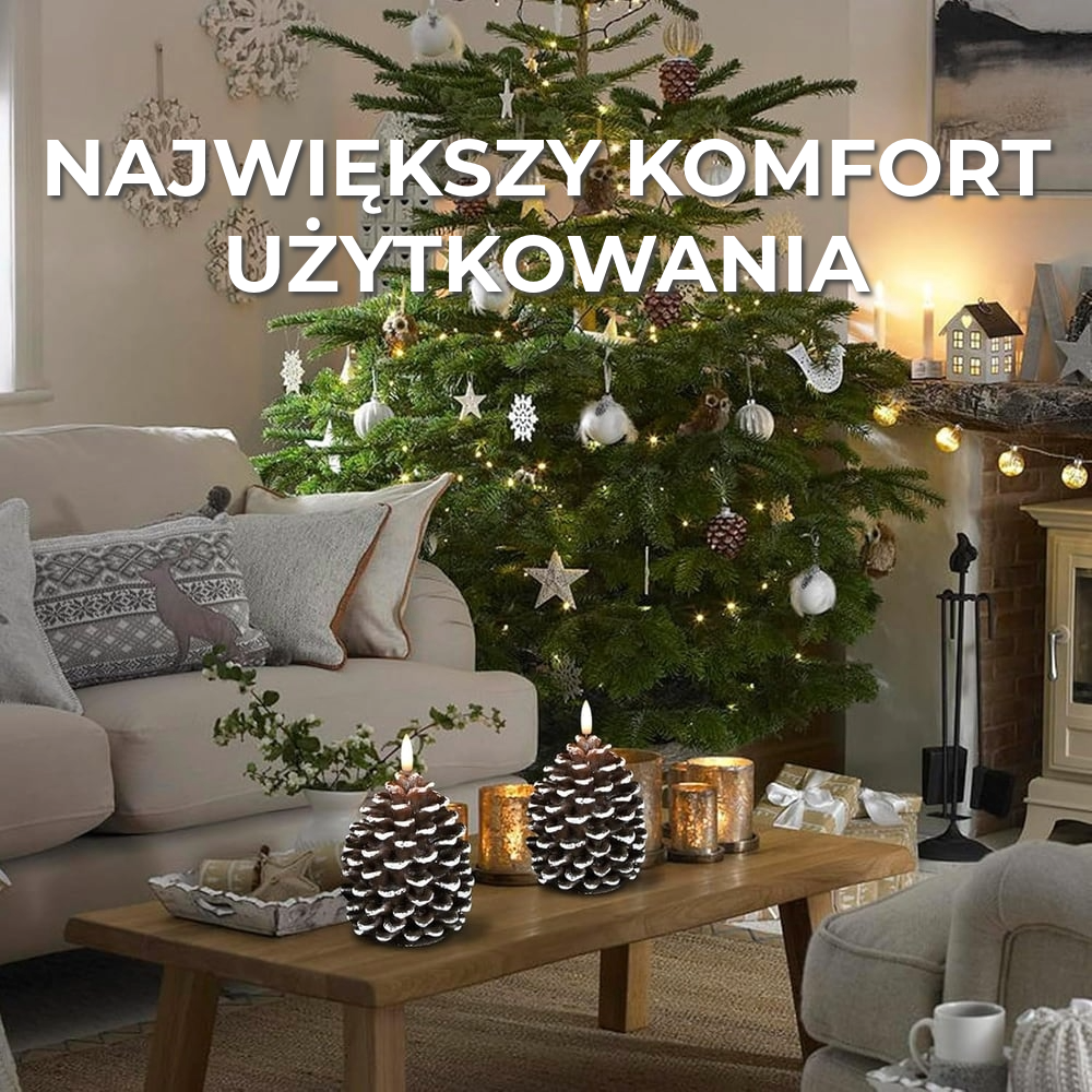 Bezwonne Szyszki Sosnowe | 9cm x 15cm