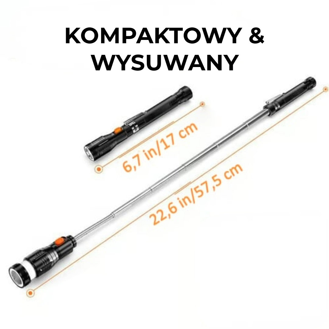 Magnetyczna lampa teleskopowa