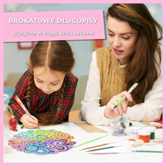 Brokatowe Długopisy