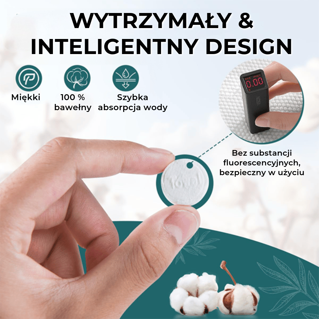 Skompresowane tabletki ręcznikowe