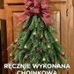 Ręcznie robiona wiązanka choinkowa