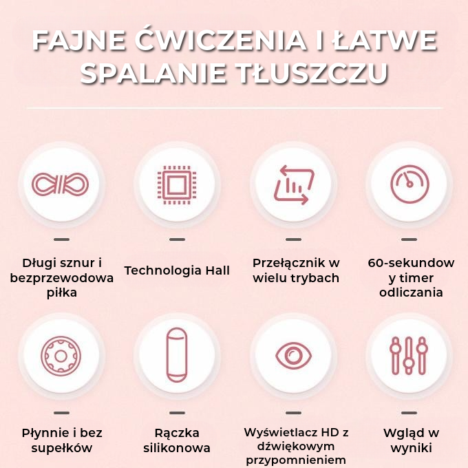 Wielofunkcyjna skakanka 2-w-1
