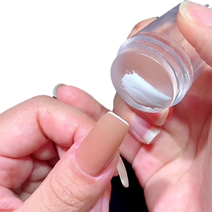 Zestaw do Stemplowania Francuskiego Manicure