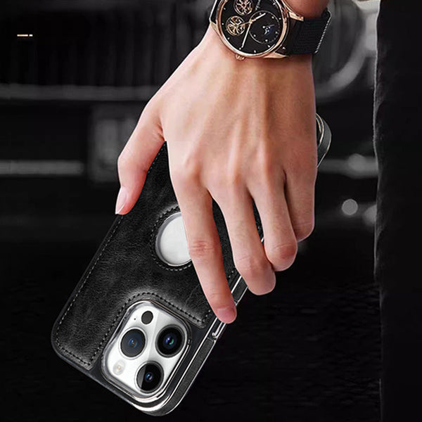 Luksusowe skórzane etui na iPhone'a