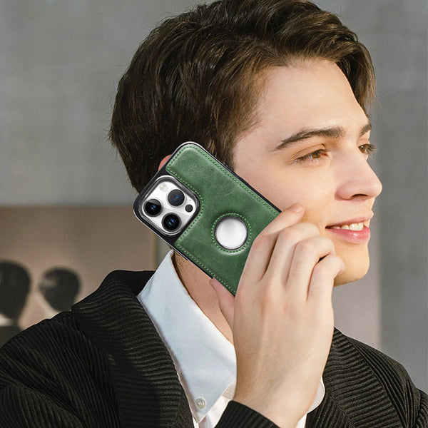 Luksusowe skórzane etui na iPhone'a